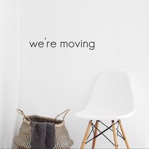 Closet on vacation hold | we’re moving